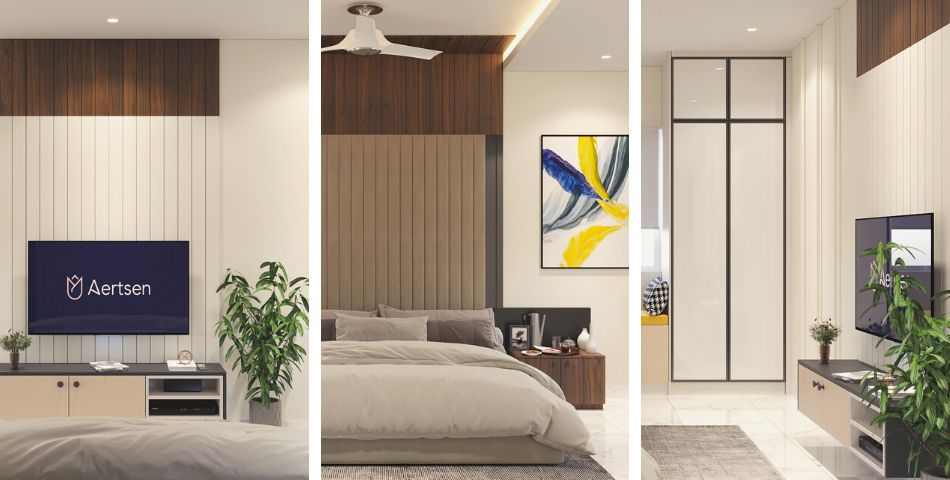 2 BHK Flat Bedroom Interior Design Ideas – De Panache