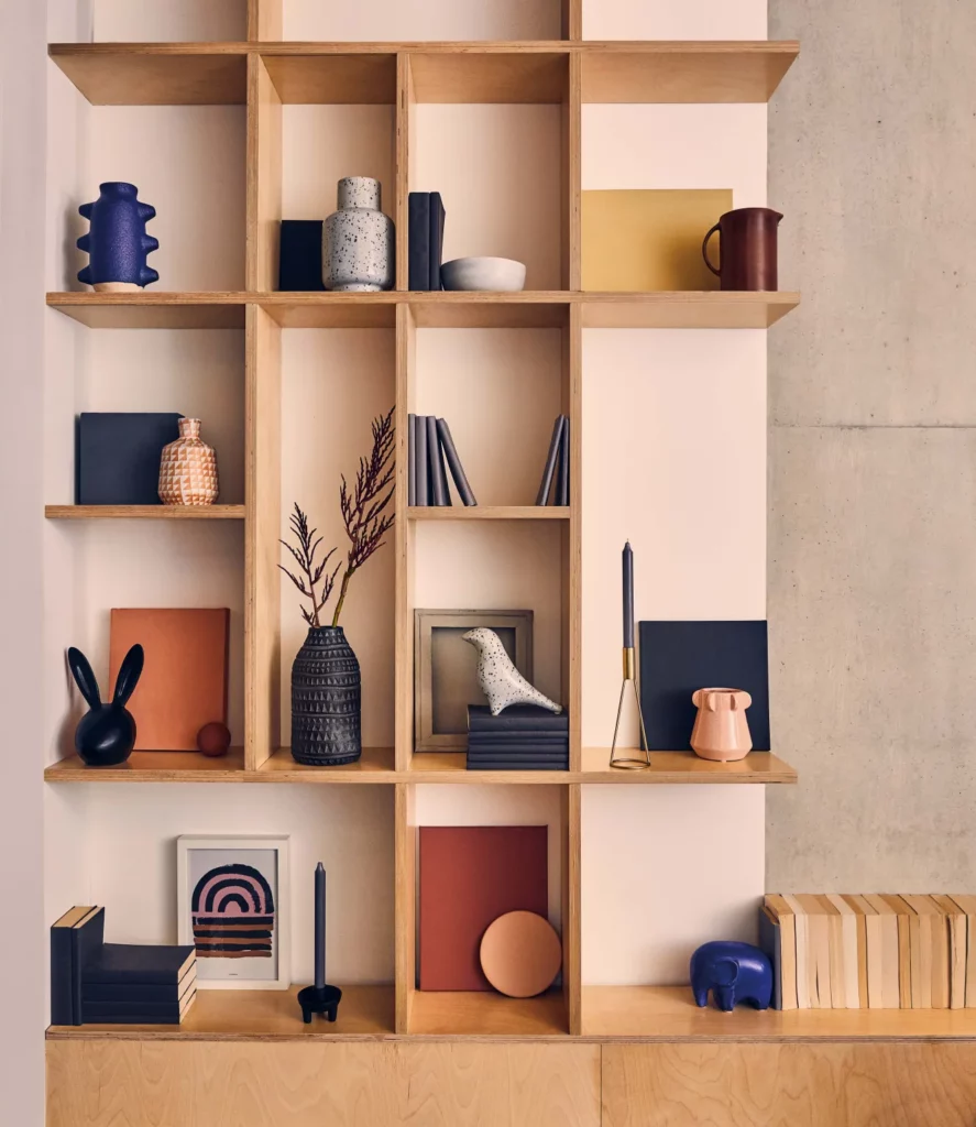 Alternatives to Wall Paint - Book shelves